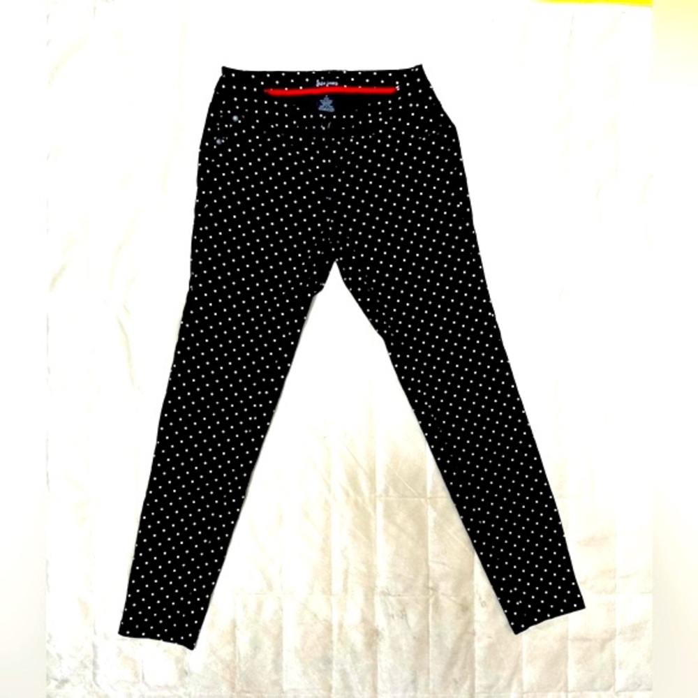 Suko Jeans black & white polka dot cropped pants. Size 2